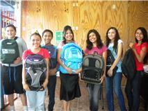  Older children received new backpacks with supplies on Aug 7th
